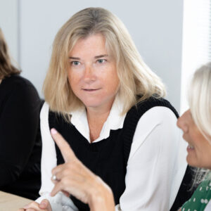 Consultant Child and Adolescent Psychiatrist Dr Vicky Hill working one-on-one in an initial assessment